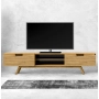 Szafka RTV-31 Drewno Lite Dąb Loft Lakier Rozmiary od 100 cm do 200 cm PREMIUM